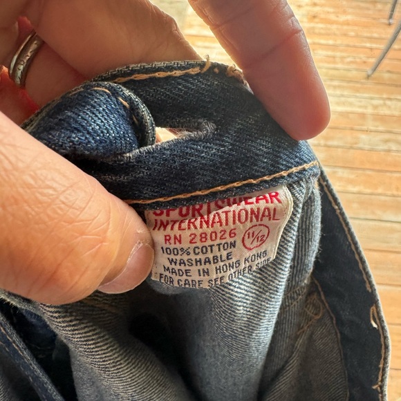 Vintage denim wrap skirt - Picture 4 of 5